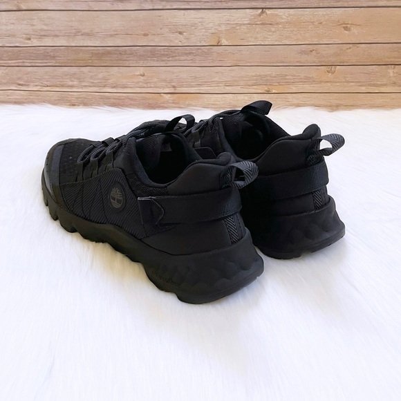 Timberland Men’s Solar Wave Low Black Mesh Sneakers - Picture 2 of 7